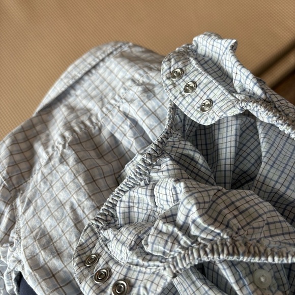 Bundle of 2 Janie & Jack long sleeve shirt onesies.Size 12-18 month.Church/party - Picture 7 of 9